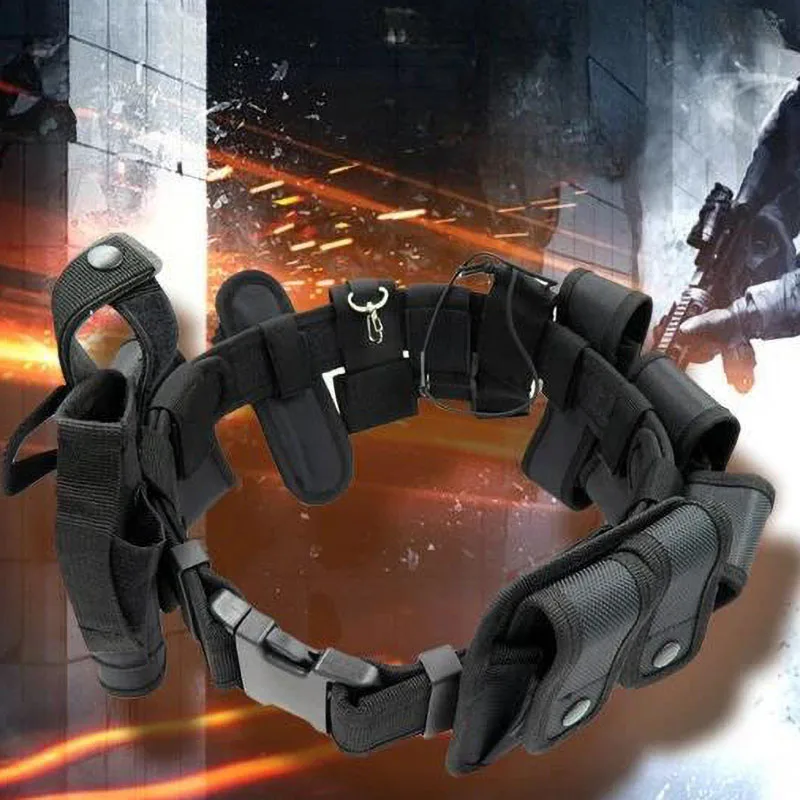 Lightweight Outdoor Training Belt Suit Security Multi-function Tactical Belt Multi-purpose Waist Bag Tactic Waist Belts