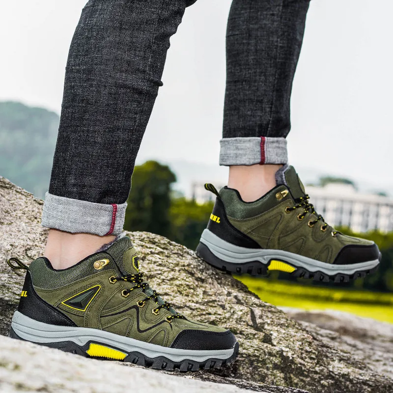 New arrivals Custom waterproof men hiking shoe outdoor camping sport hiking shoe for men