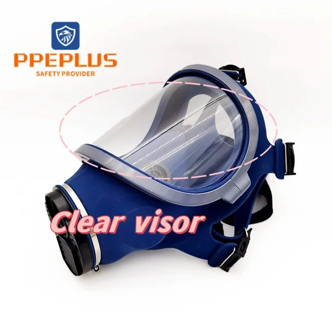 Factory Price Reusable PPE Safety Protective Ozone Cyanide Silicone Respirator Gas Mask