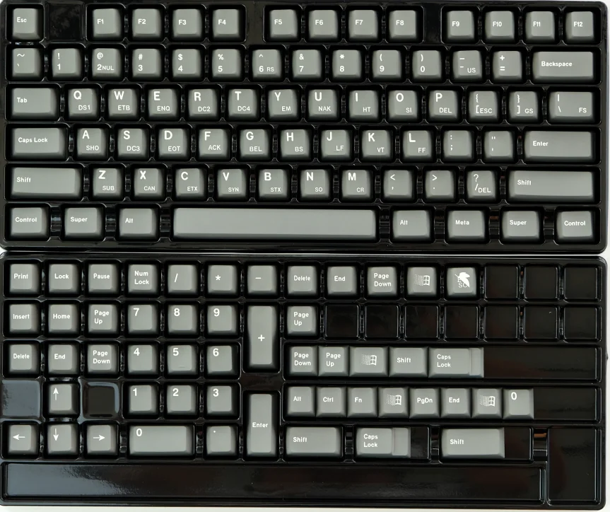 GMK ASCII Keycaps - Premium PBT Keycaps for Mechanical Keyboards