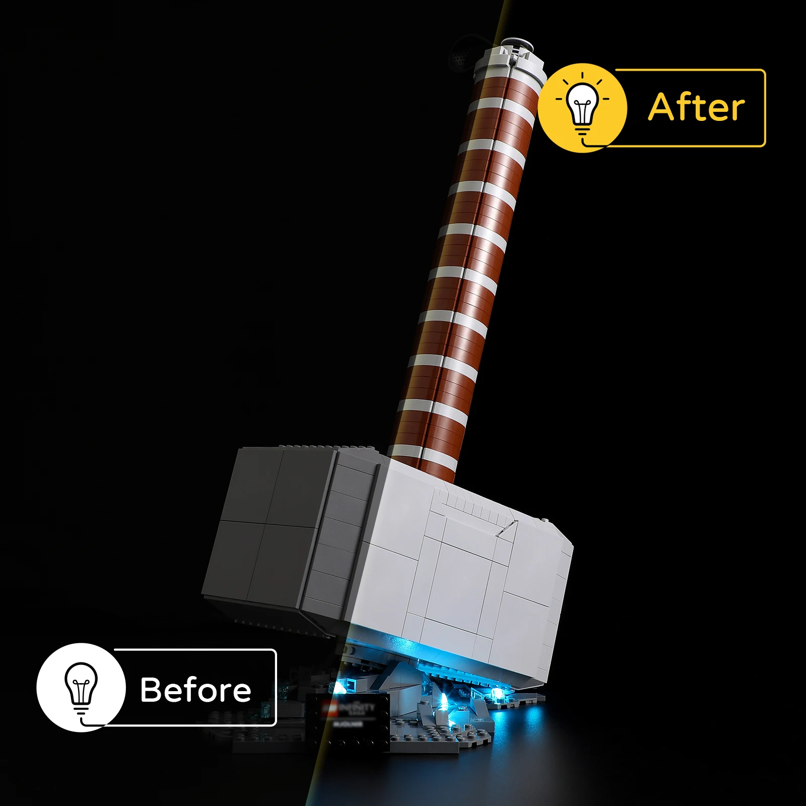 Yeabricks Light Kits For Legos Thor's Hammer 76209 Lighting Kits Led Buy Legos 76209 Light