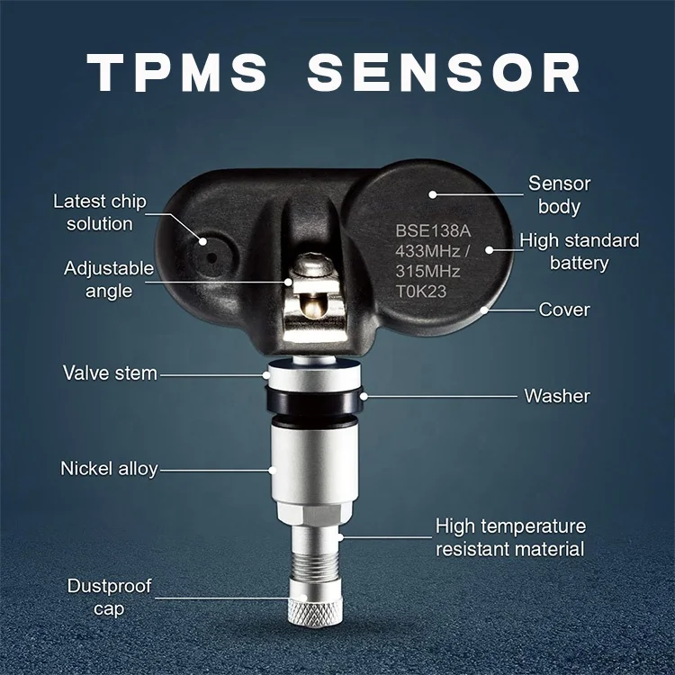Universal Auto Parts Car TPMS Sensors Tire Pressure Monitoring Sensor for Toyota Honda Nissan Kia Hyundai Mitsubishi
