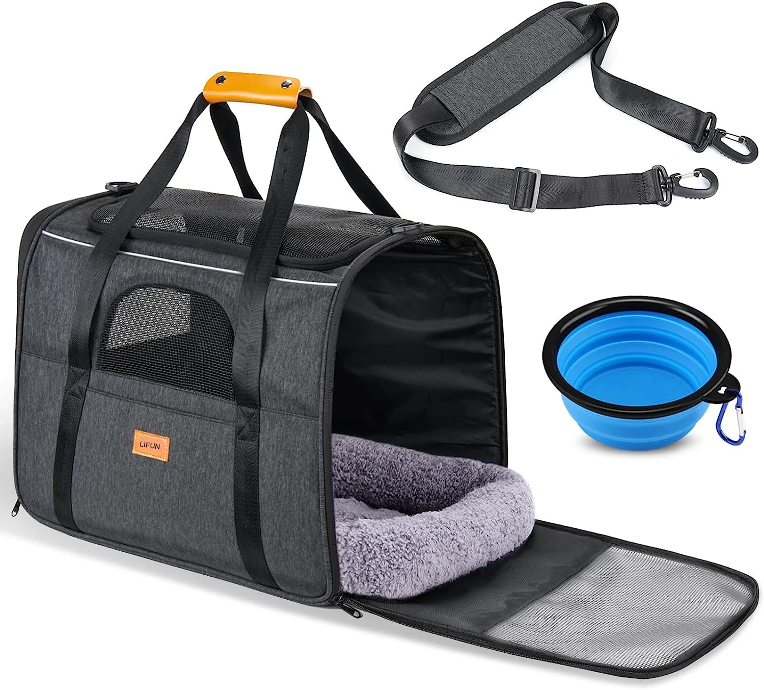 Pet Travel Carrier Bag,Morpilot Portable Pet Bag Folding Fabric Pet Carrier,Travel Carrier Bag