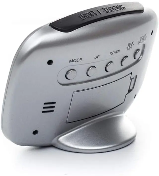 Led Digital Clock with Blue Backlight Multi Functional Digital Table Clock Weather Station Clock Time Date Calendar Temperature