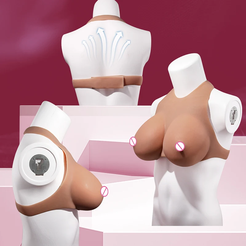 ONEFENG Latest Model Silicone Breasts False Big Boobs Meme for Cross Dresser Drag Queen Shemale Tits