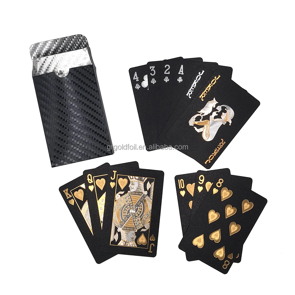 Jeu de Poker Noir et étanche, Jeu de Cartes, Jeu de Poker Professionnel,  Cartes de Jeu, Cartes de Jeu en Plastique de QualitÉ : : Jeux  et Jouets
