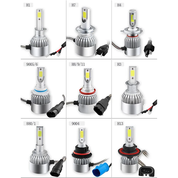 Factory Xenon Hid Headlight Led Wholesale Auto C6 9005 H7 Used Three ...