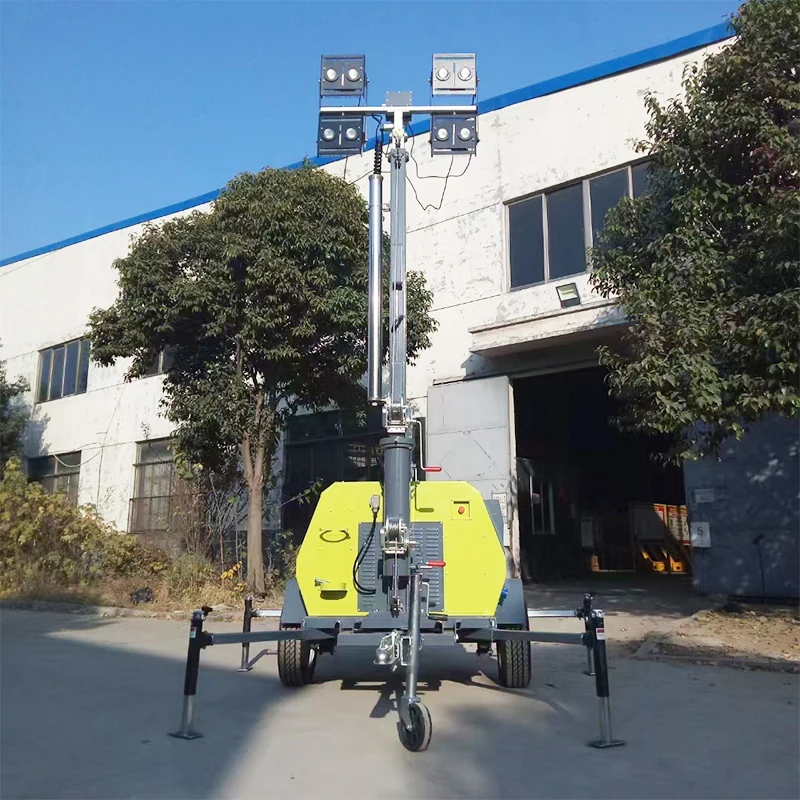 5 м 7 9 передвижная подъемная световая башня инженерное строительство наружное осветительное оборудование аварийная мобильная осветительная