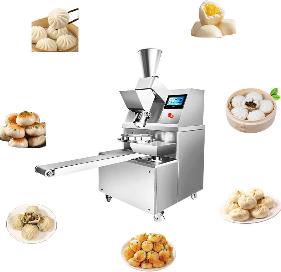 New Type Touch Screen Simple Operation Rolled Bao Bun Machine for Food Industry
