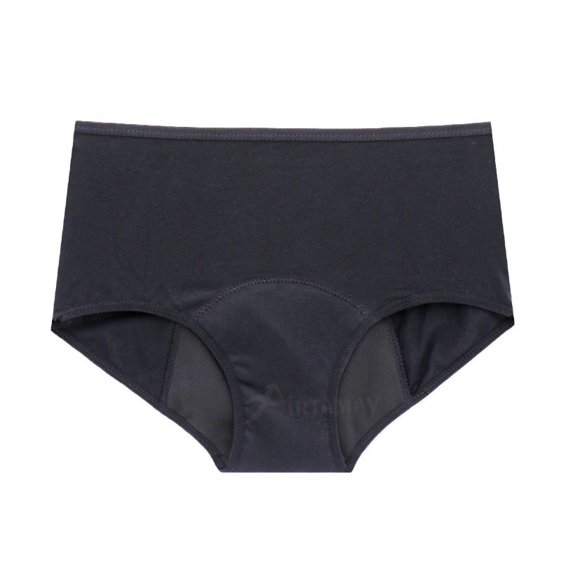 OEM absorbent high waist women underwear