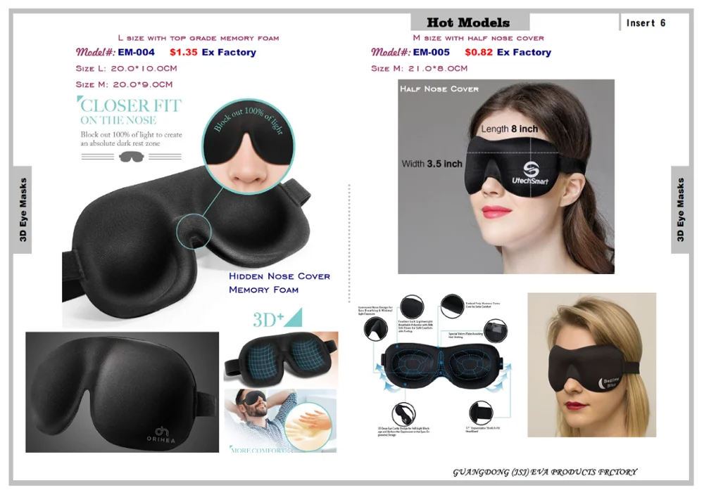 2023 Eyelash Extension Sleeping Mask With 2cm Deep Eye Socket,3d Eye