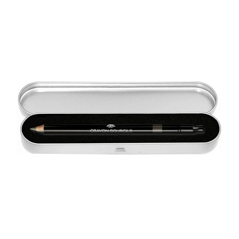 Wholesale Custom Logo Print Simple Creative Pen Pencil Gift Case Metal Tin Box