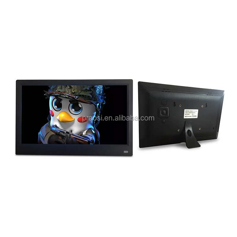 High Quality Battery Operated Ips Screen Electronic Picture Frame 11 Inch With Movement Sensor