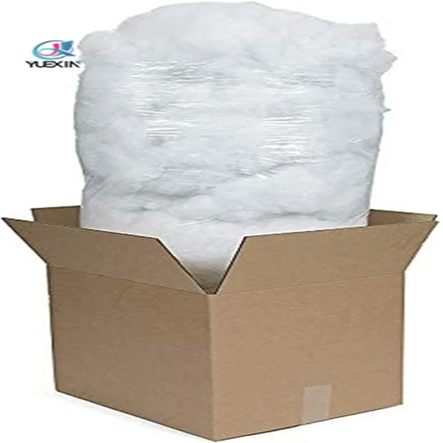 Recycled Polyester Fiber, High Resilience polyfill for Pillow Filling, Dolls DIY and Home Decoration Projects