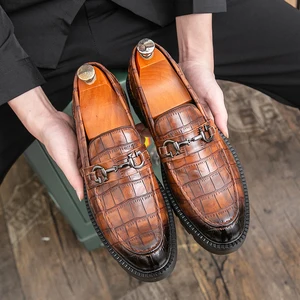 Men's Formal Shoes Breathable Oxford Outsole PU Insole All-Match New Slip-On Casual Dress Shoes Winter Summer Spring