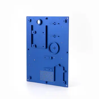 CNC Machined Blue Anodized Aluminum Electronic Enclosures - Precision Metal Cases for Electronics