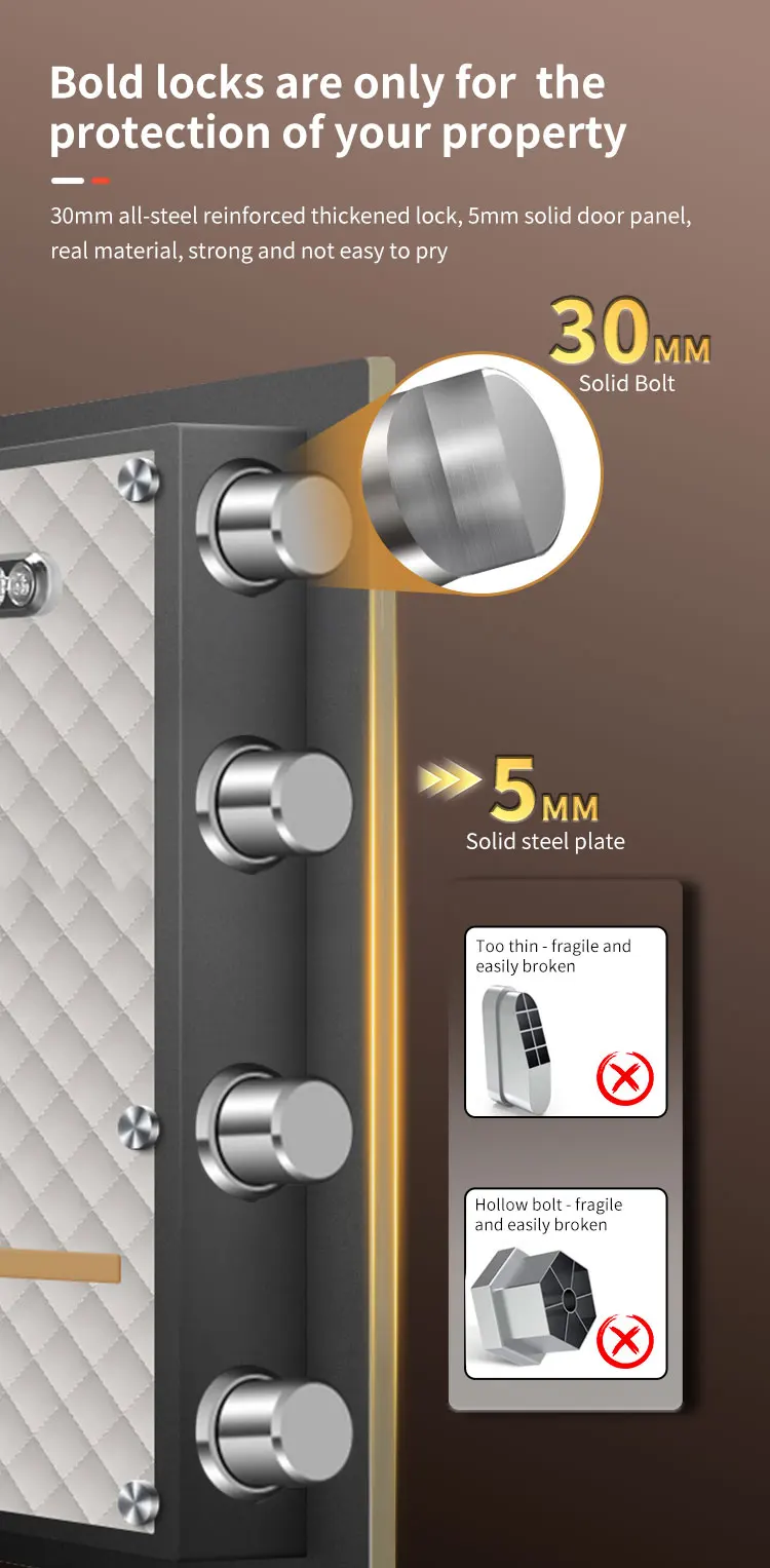 CEQSAFE Anti-theft Safe Secret Code Lock Steel TUYA APP WIFI Safe Box Storage Deposit Safety Box Cabinet supplier