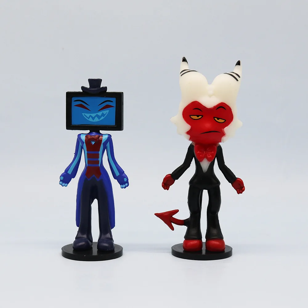 6PCS/SET the Amazing Hazbin Hotel Alastor Anime Action Figure Set