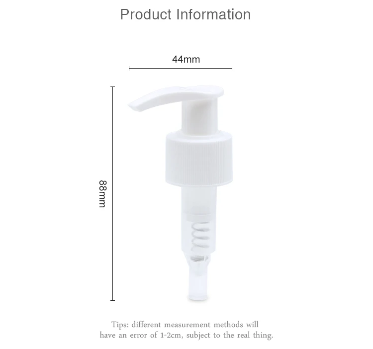 Gold Lotion sanitizer pump Emulsion Pump Head  hand lotion pump dispenser