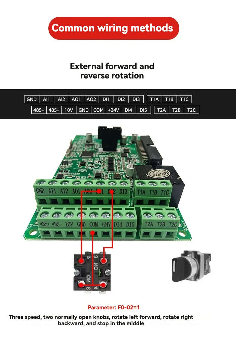 22KW-185KW AC Inverter 790 Series 4KW Rated Power VFD Frequency Control Motor Speed Regulation