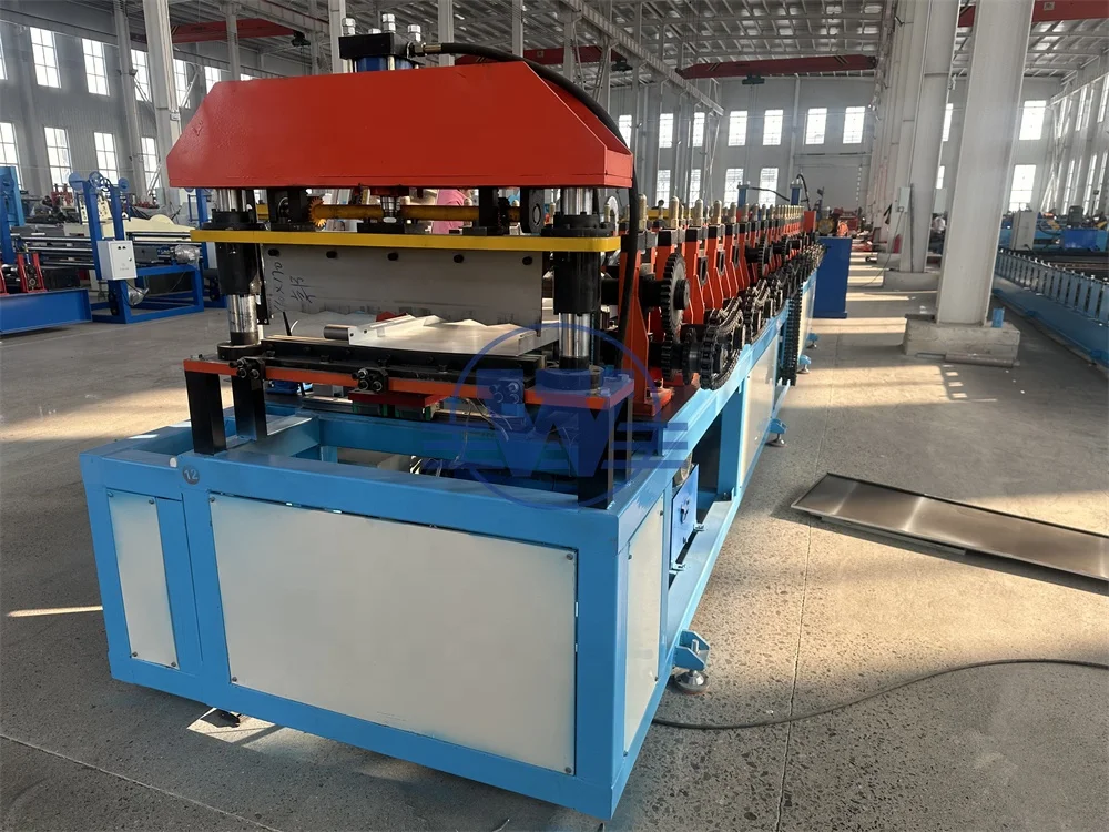 Supermarket Shelve Production Line Roll Forming Machine Automatic the Width Shelf Storage Making Machine