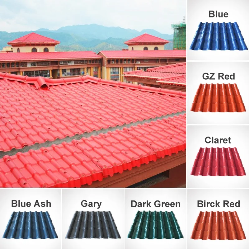 Toles Pour Toiture Panneau De Type Tuile Pour Le Toit De La Pvc Toles for Roofs