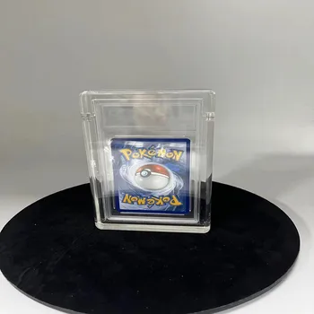For Pokemon  Card Slabs Ultrasonic 35PT 55PT Acrylic Plastic Sports Graded Card Slab Trading Card Case stand holder