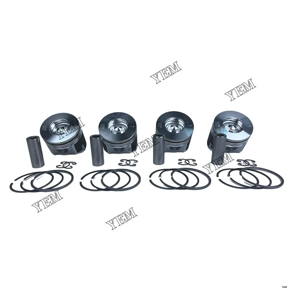 V2607 Cylinder Pistons And Piston Rings for Kubota Engine Repair Parts Kit