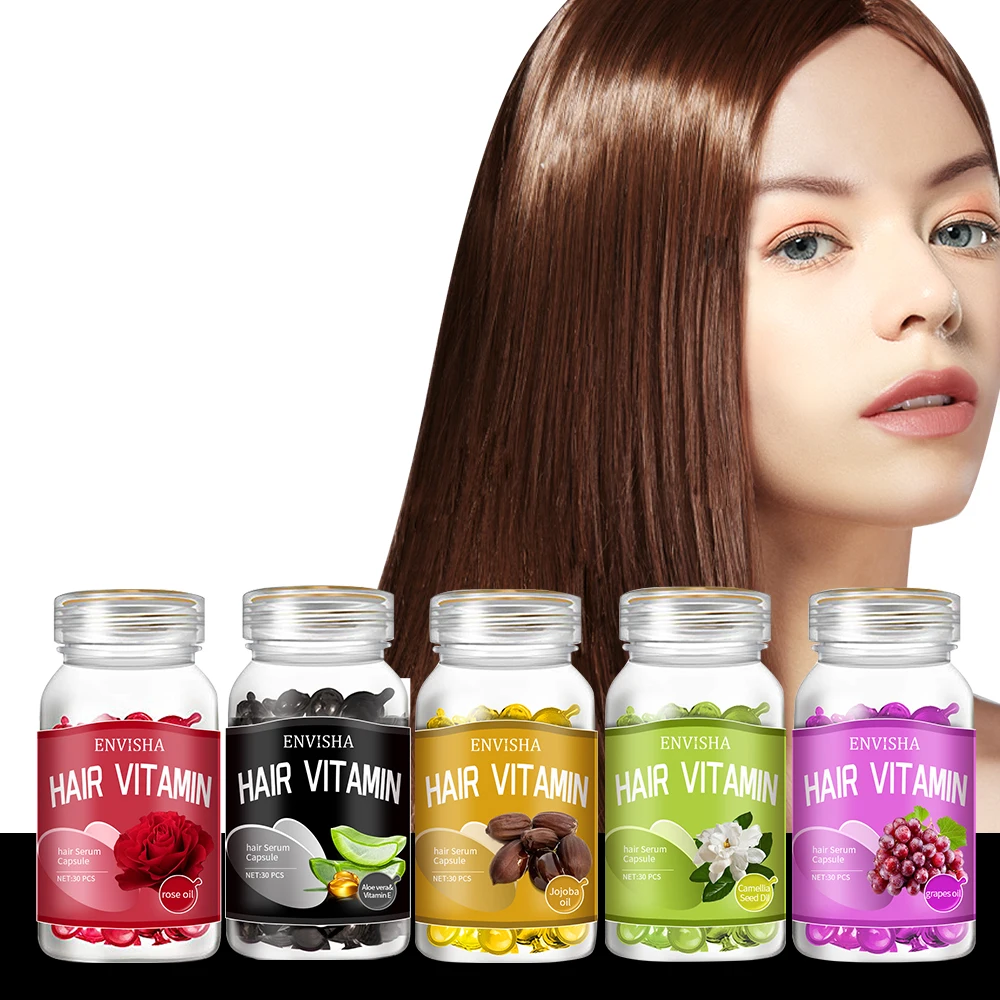 Органическое Масло для восстановления волос кондиционер витамины A C E сыворотка в капсулах