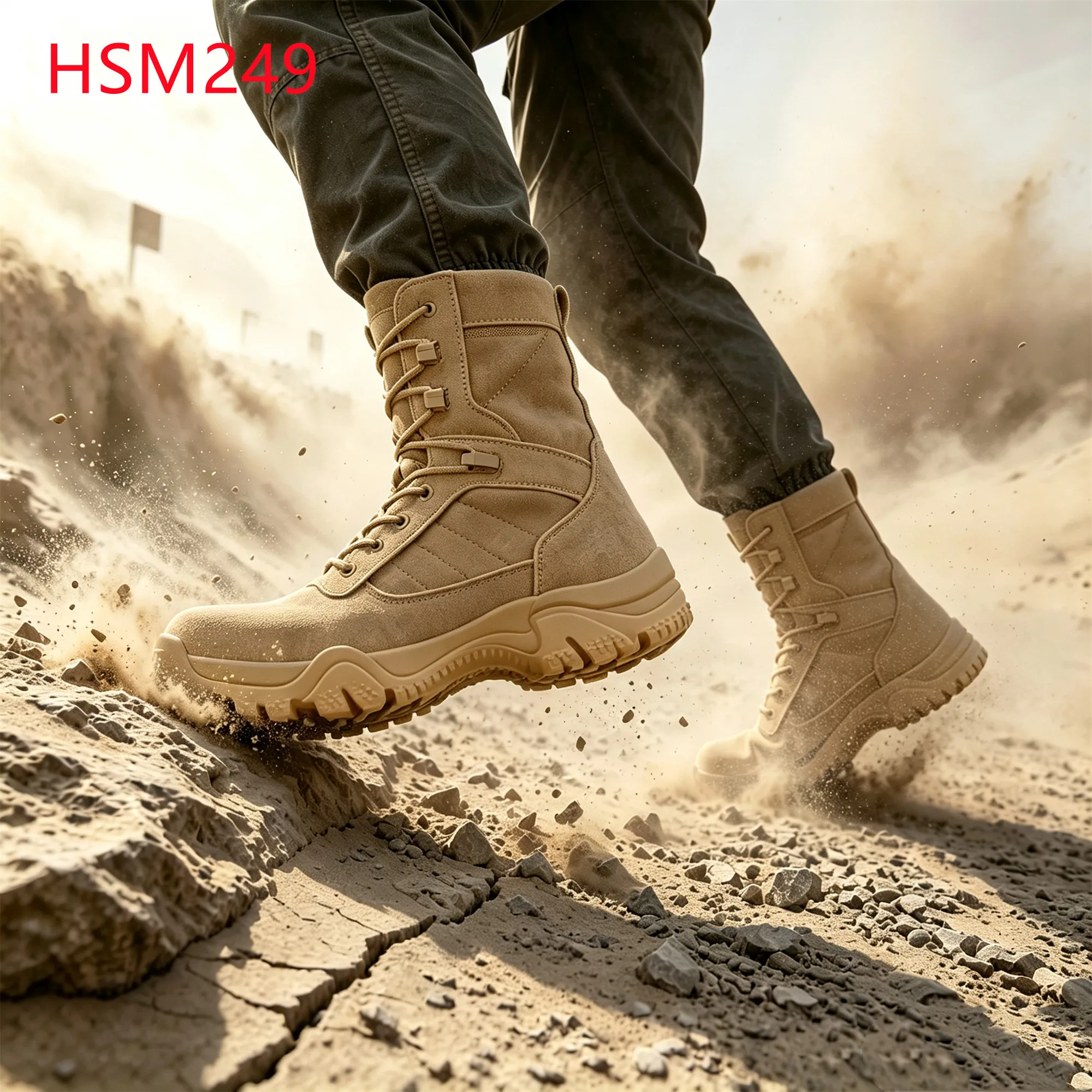 LXG,Polar Expedition Diagonal Reinforced Stitched Overlay Desert Boots Dune Crossing Strong Grip Hua Singh Combat Boots HSM249