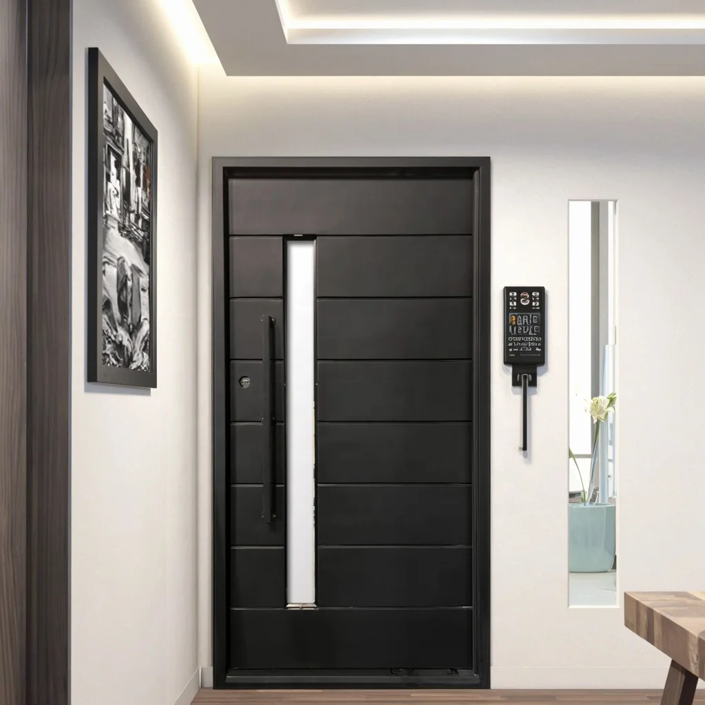 Custom Modern High Quality Stainless Steel Pivot Metal Door Decorative Finish 5 Year Warranty for Commercial Use Villa Entry details