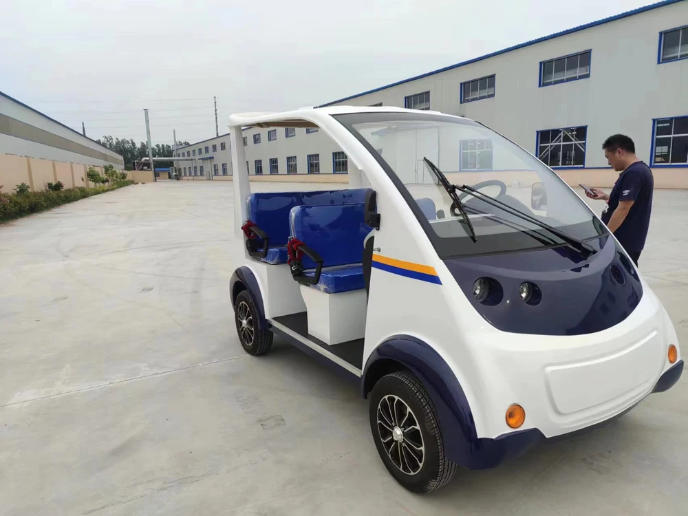 Специальная тележка для гольфа с низкой скоростью 5-местная электрическая патрульная