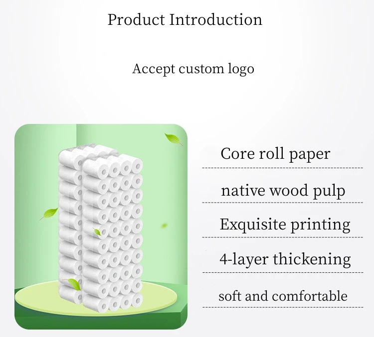 Wholesale Toilet Paper Biodegradable Toilet Paper Printed Toilet Paper