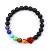 XH006A01Striped red agate Heart