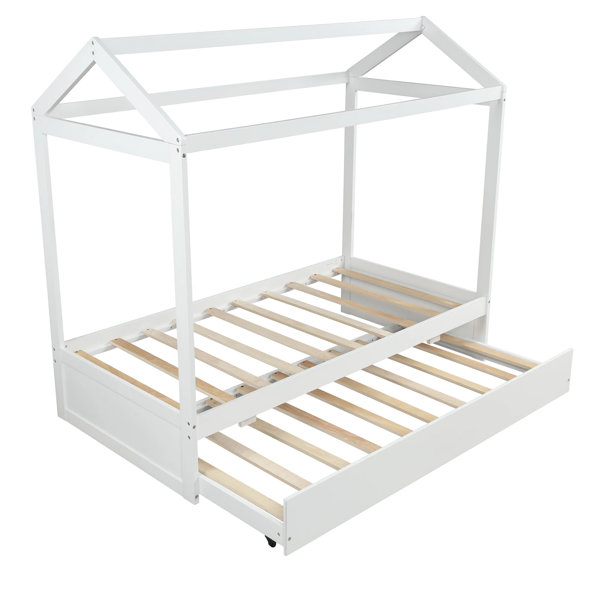 
 Twin Over Full Bunk Bed With Drawers,Storage and Slide, Multi-function, white(New)  