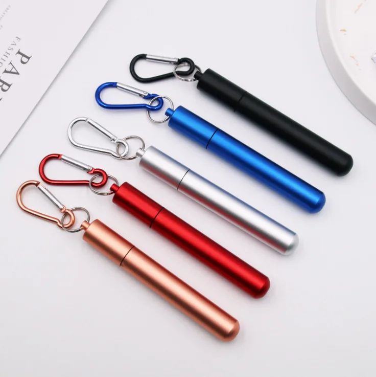 Eco-friendly outdoor reusable portable grade stainless steel straw