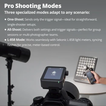 Godox X3PRO X3 Pro C 2.4inch TTL HSS 2.4G Wireless Flash Trigger OLED Touch Screen Transmitter for Sony Canon Nikon Fuji Olymp detail image