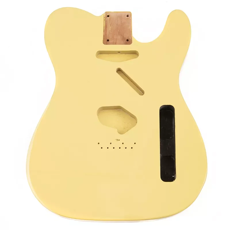 Unfinished Tl Electric Guitar Body For Wholesale With Conducting Painting Processed By Cnc