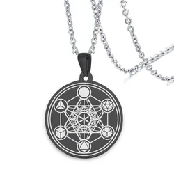 メタトロンキューブネックレス 神聖幾何学 大天使の印章 エンジェル