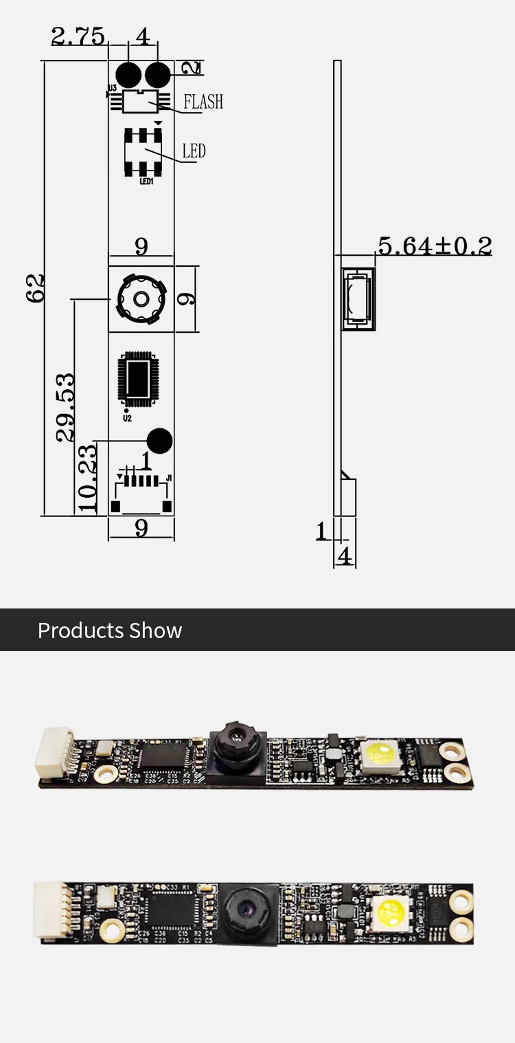 5MP Auto Focus Face Recognition Camera Module - Wide Angle