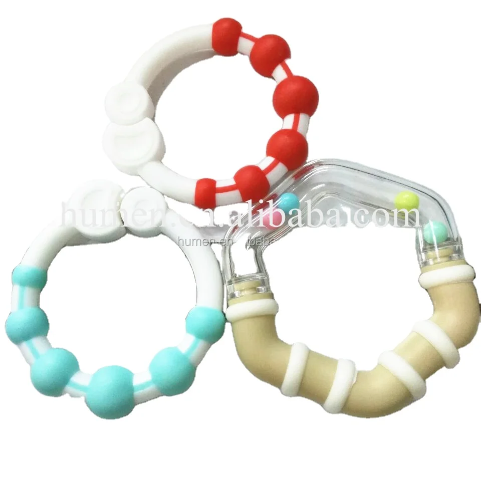 Прекрасное экологически чистое пластиковое кольцо для детских игрушек