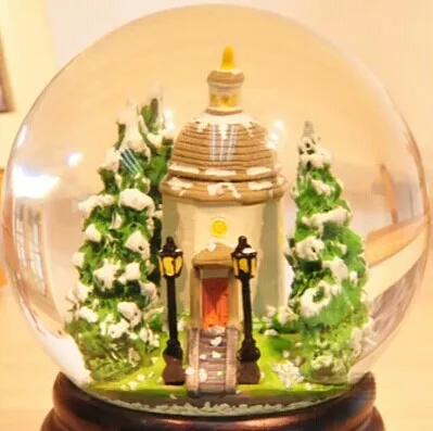 Christmas Snow Globe with Tree Wooden Snow Globe Kit Wholesales