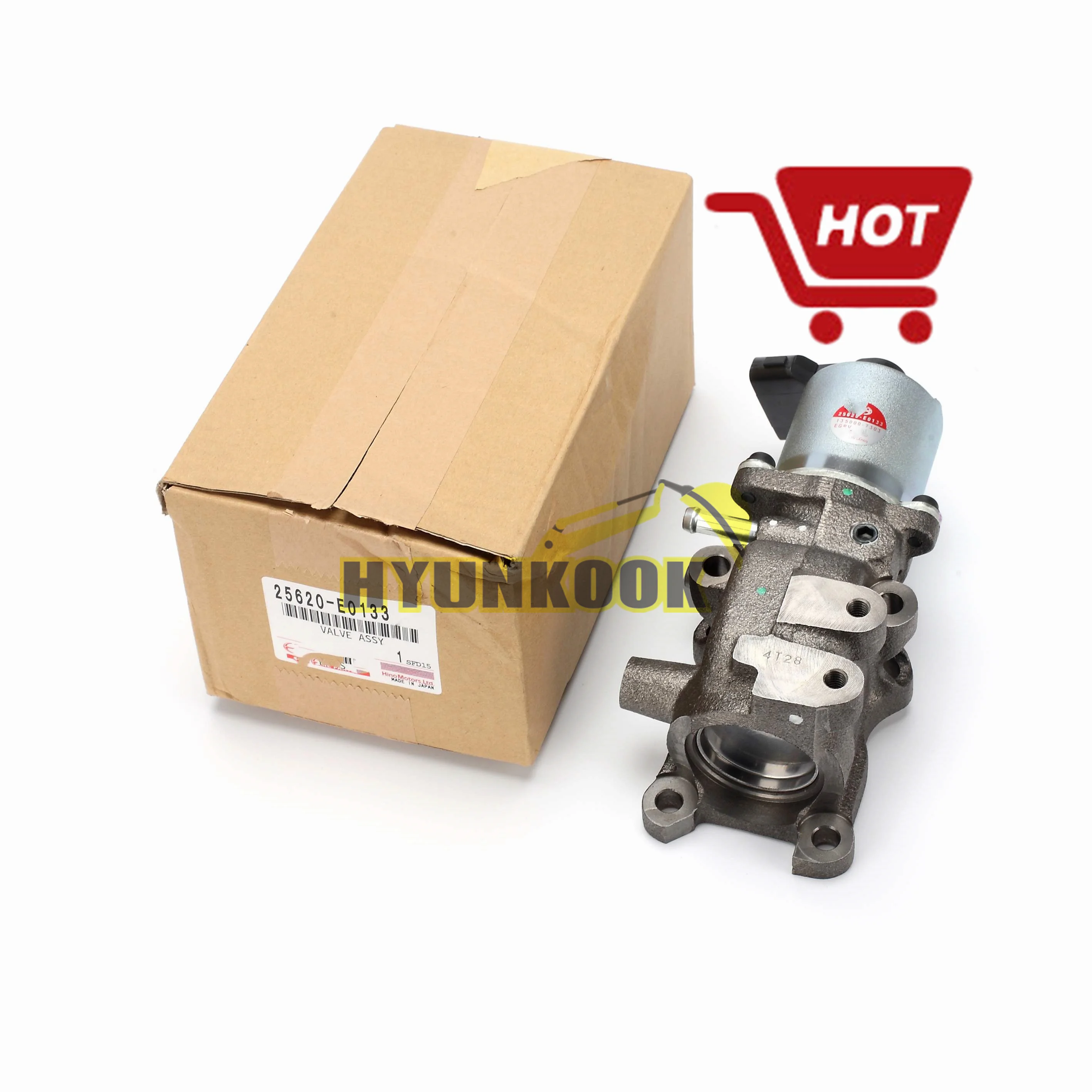 VH25620E0133 J05E EGR Solenoid Valve for Kobelco SK200-8/210-8/250
