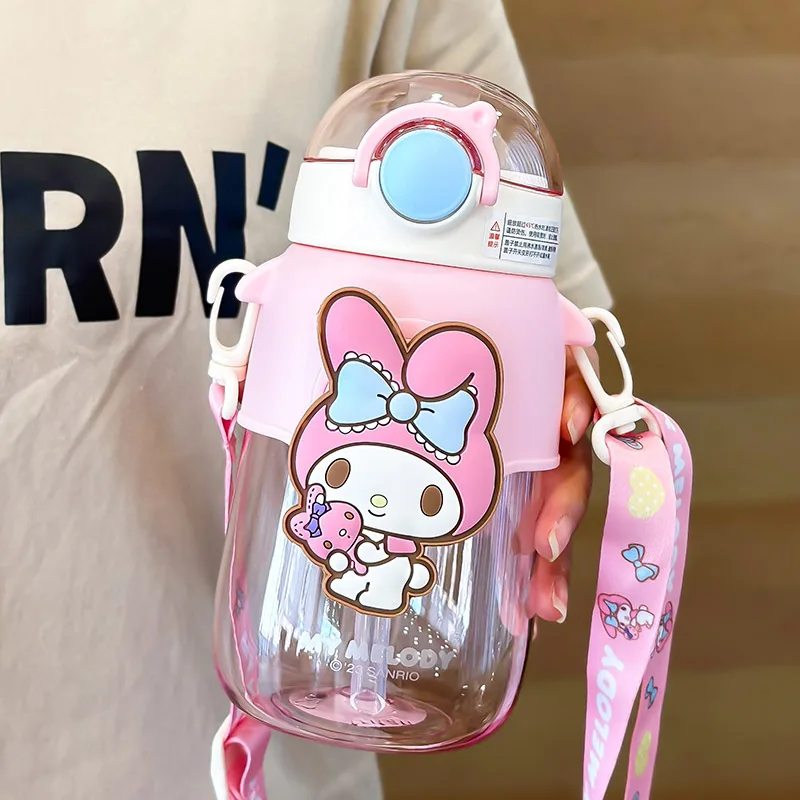 Sanrio Straw Water Cup Kuromi Large Capacity High Quality Water Cup ...