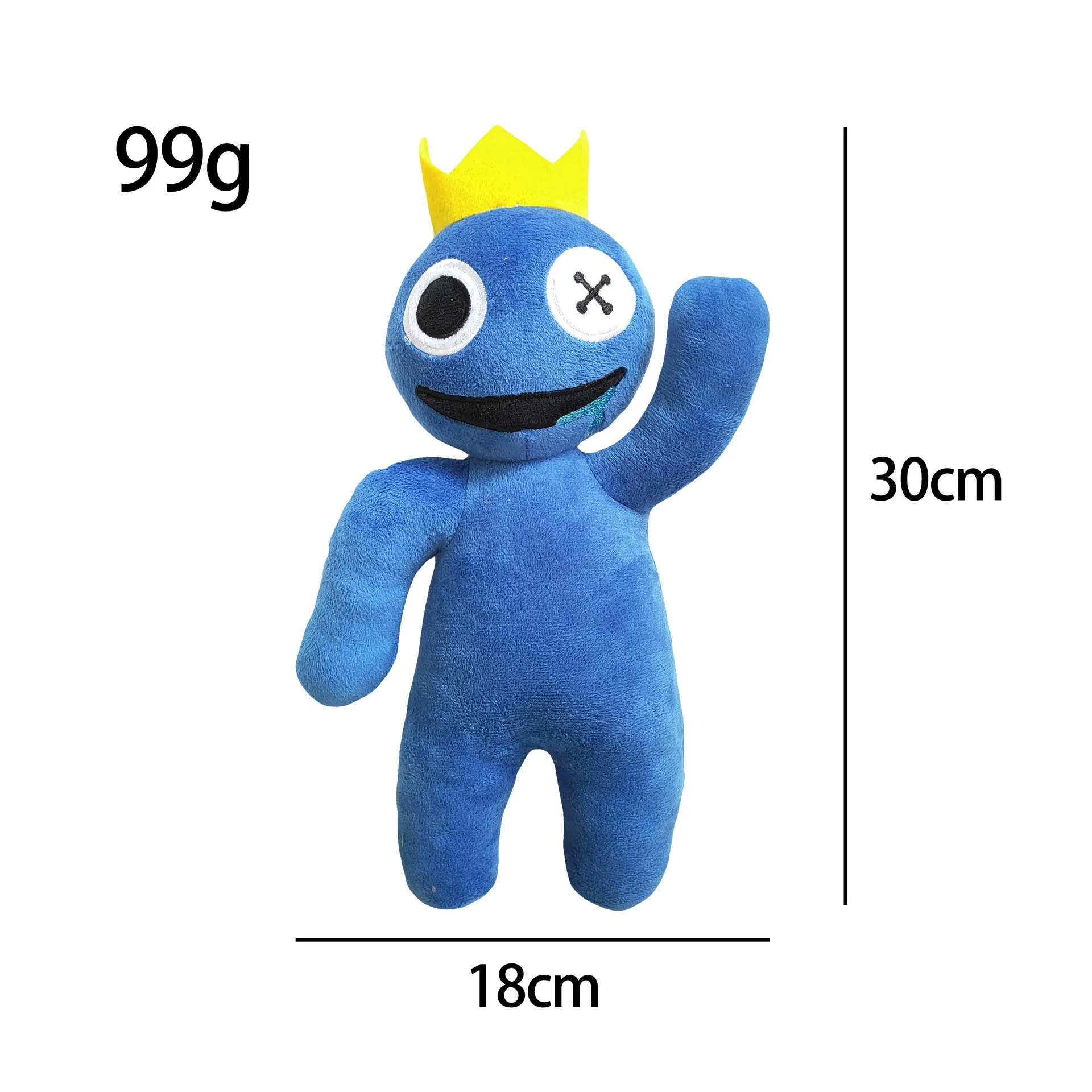 Oem Rainbow Friends Plush Toy Cartoon Game Character Doll Kawaii Blue ...