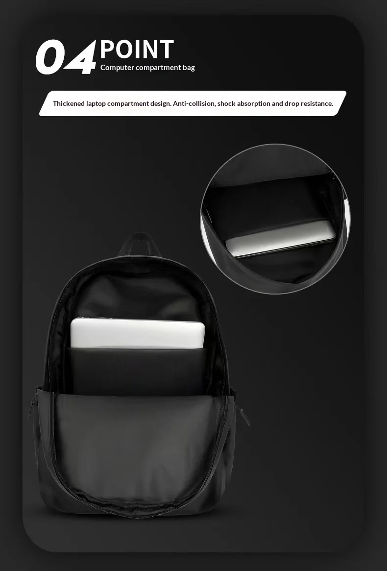 Backpack for Men, Large Capacity Computer for Business, Lightweight and Portable, Suitable for Printing Logos for Enterprises preview 5