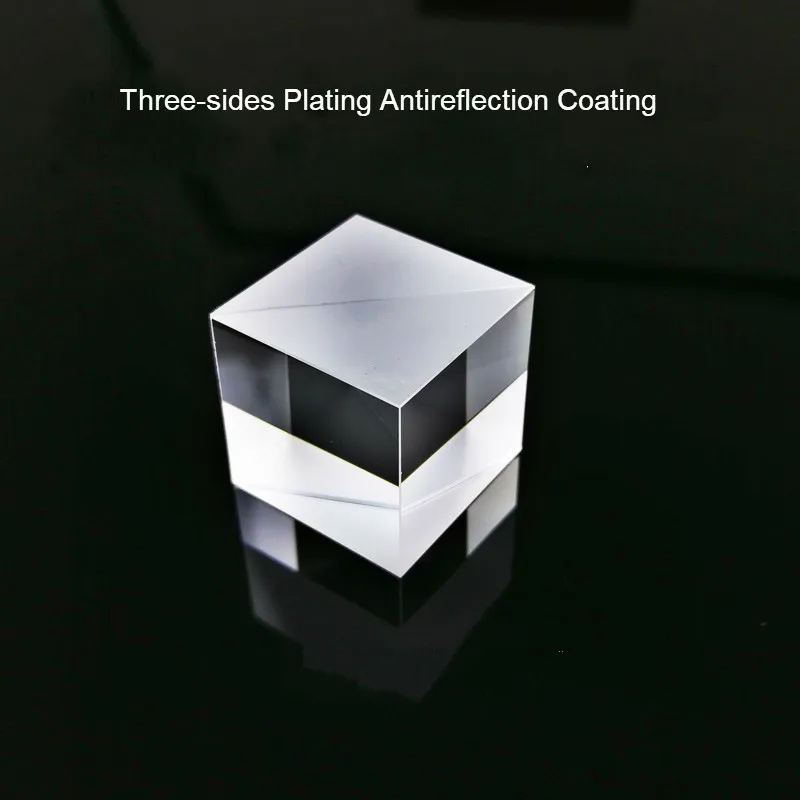 Custom Quartz K9 Optical Glass Cube Rectangular Prisms with Tetrahedral Beam Splitter Prism