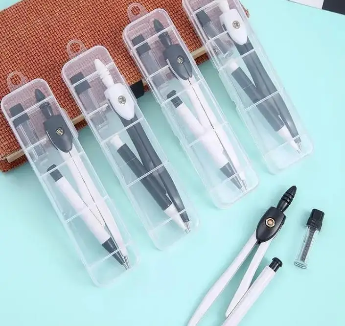 Высококачественные прецизионные инструменты для изучения геометрии офисные школьные принадлежности набор компаса