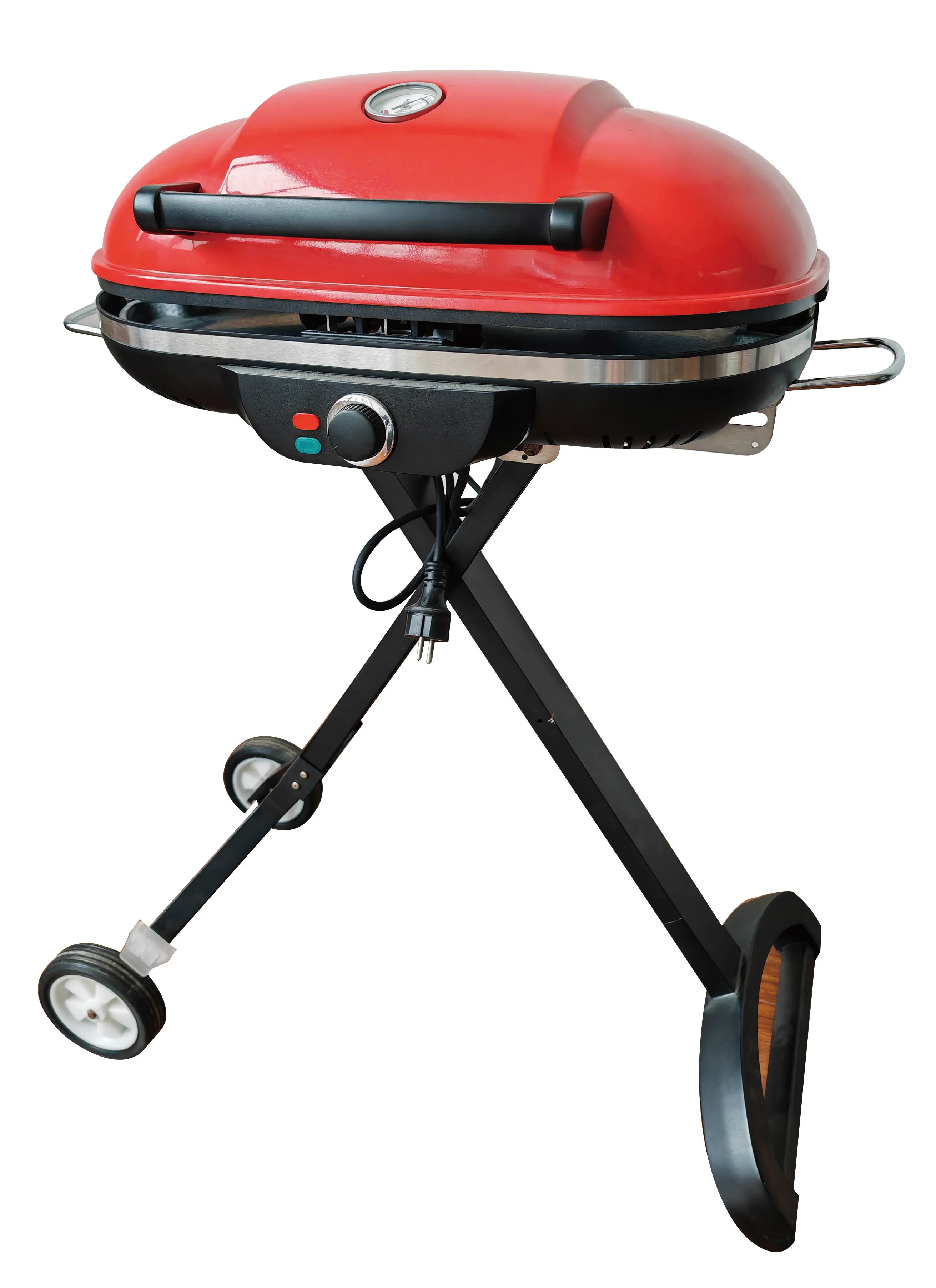 Outdoor Vertical Electric Grill Barbecue Tabletop Camping Portable Folding Electric Bbq Grill 5302