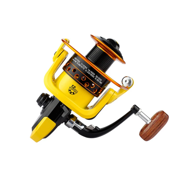 WEIHE Fishing Reel HD 12 Ball Bearings - High Speed Spin WEIHE Fishing Reel HD 12 Ball Bearings - High Speed Spin